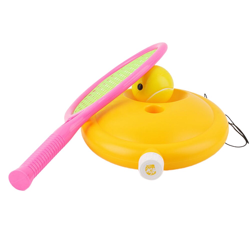 Indoor Outdoor Rebound Ball Students Base Device Single Exercise Sports Sparring For Kids With Rope Tennis Trainer Set Beginners