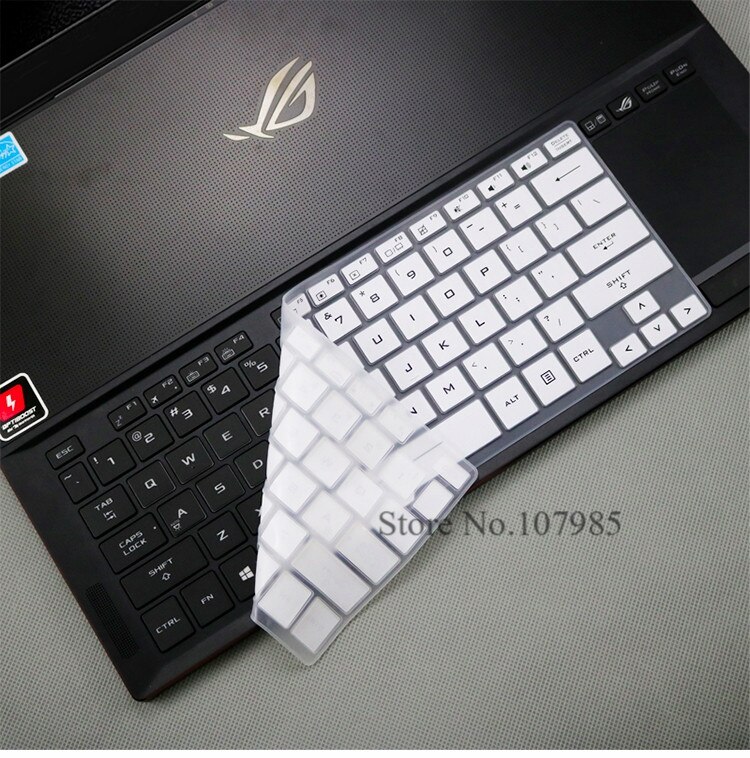 15.6 inch Silicone Keyboard Cover laptop Protector Skin For ASUS ROG Zephyrus GX501GI GX501GI GX501 GX531GS GX531GM GX531G