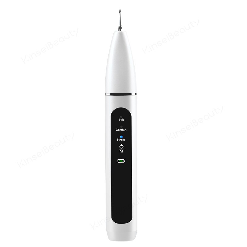 Détartreur dentaire électrique Portable à ultrasons, outil de détartrage dentaire à domicile, écran intelligent pour nettoyer les dents à l'eau, 3 modes: WHITE