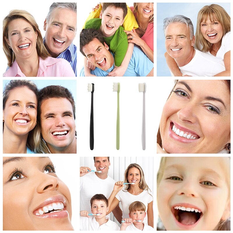 Milieuvriendelijke Miljoen Tandenborstel Ultra-Fijne Zachte Tandenborstel Diepe Reiniging Zachte Borstel Tanden Volwassen Kids Tandenborstel Voor Oral Care