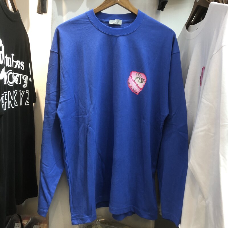 XOXOGOODBOY Long Sleeve Love Cake Printing Men T Shirt Casual Women Shirts Best Seller Men Clothing