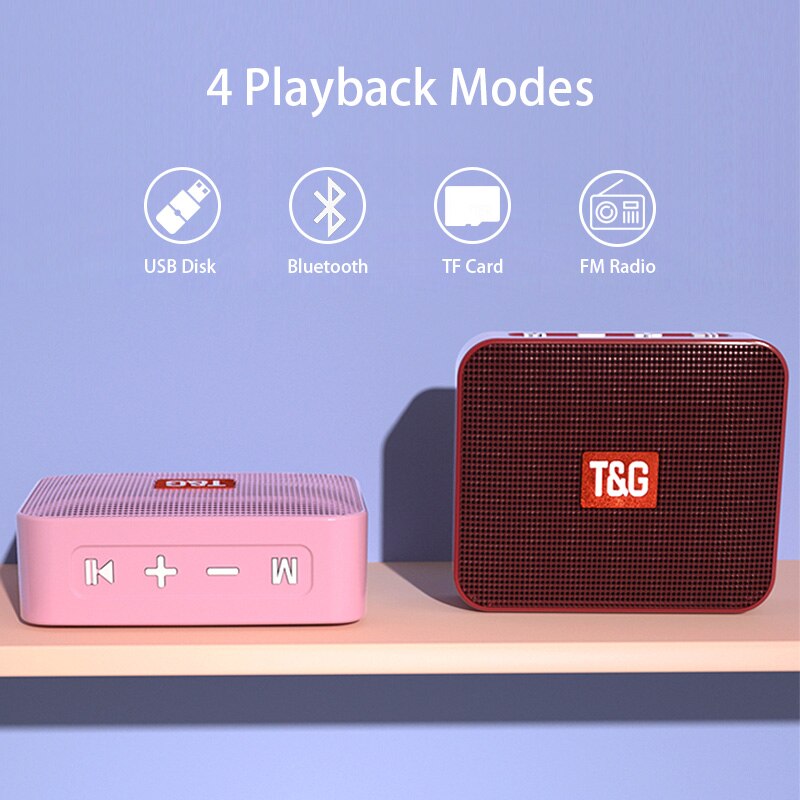 Mini Altoparlante TG166 Lettore Portatile di musica Con Radio FM Bluetooth Altoparlanti Subwoofer Esterno Chiamata Hands-free de som altavoces