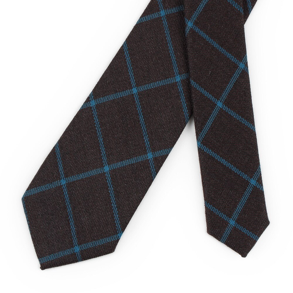 6Cm Stropdas Ties Voor Mens Pak Trouwjurk Slanke Tie Gravata Business Plaid Lattice Hals Stropdas Cravate