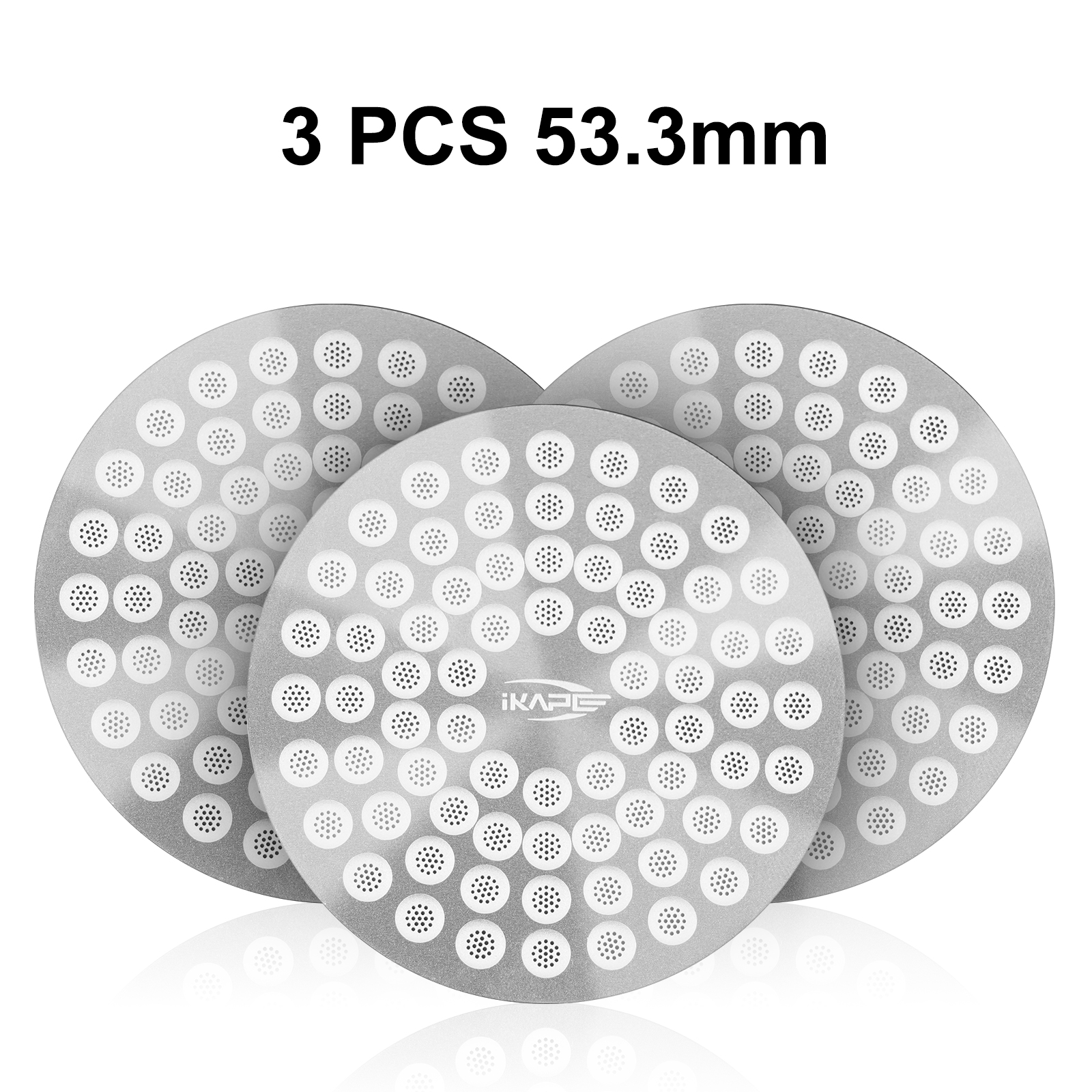 IKAPE Espresso Puck Screen V2 0.8mm, Food-grade 304 Stainless Steel Coffee Puck Screen-Ultra-thin, Resusable Ground Filter: army green