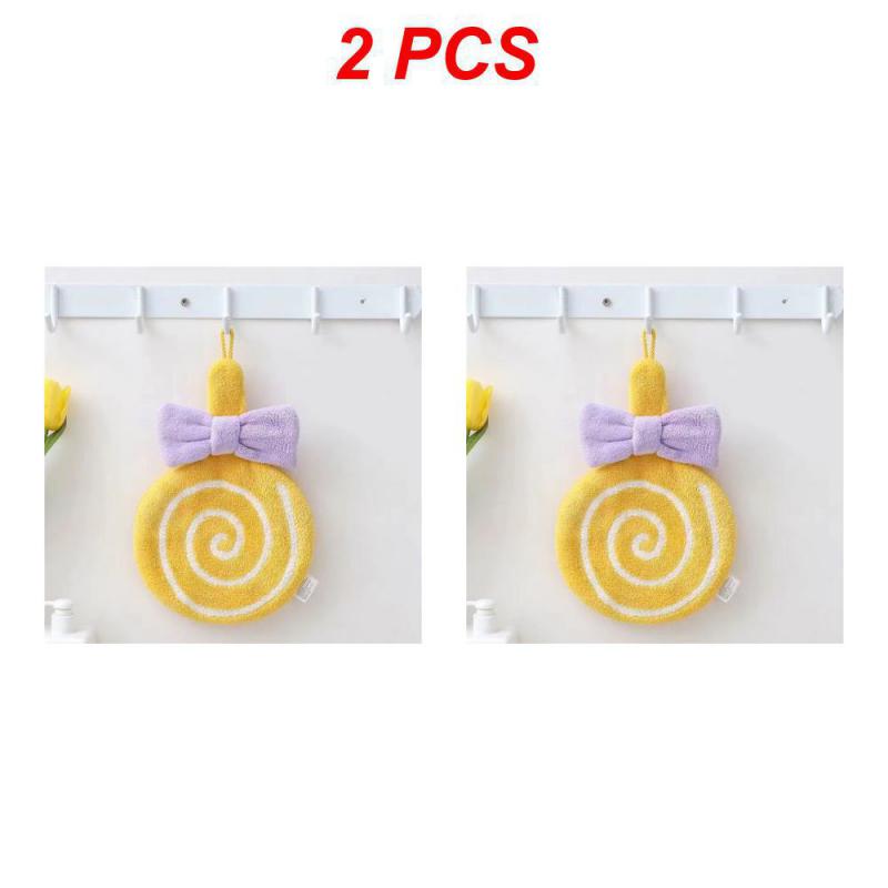 Cartoon Handdoek Zacht Absorberend Koraalfluweel Geborduurd Huidvriendelijke Microfiber Lolly Afveegdoek Voor Keukenbadkamer: 28 #