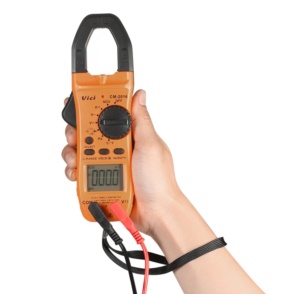 Vici Digital Clamp Meter Multimeter AC/DC Voltage Current Clamp Capacitance Temperature Resistance Diode Tester Continuity Test