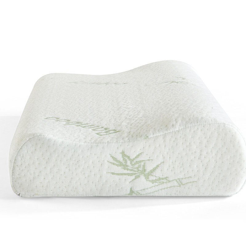 Almohadas de espuma viscoelástica de fibra de bambú, almohada ortopédica para dormir de lado, espalda, estómago, para la salud, terapia Cervical