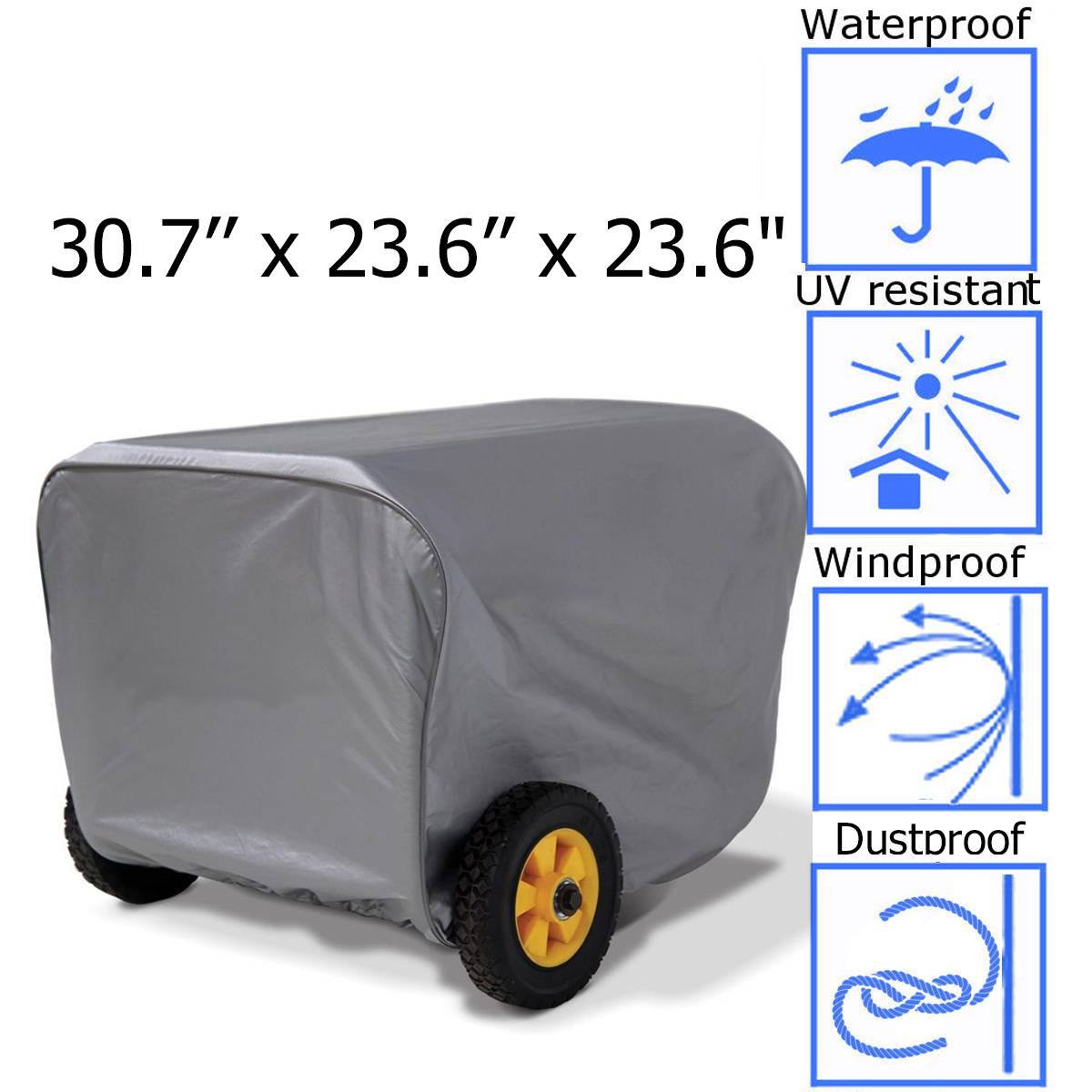 Waterproof Generator Dust Cover Covers Furniture Covers Patio Furniture Case
