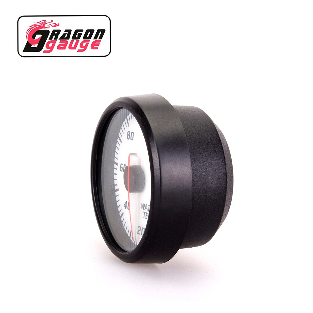 「DRAGON」 60mm Water Temperature Meter Car Temperature Sensor Measuring Range 20~130℃ Factory Sales Car Gauge for 12 Volt Car