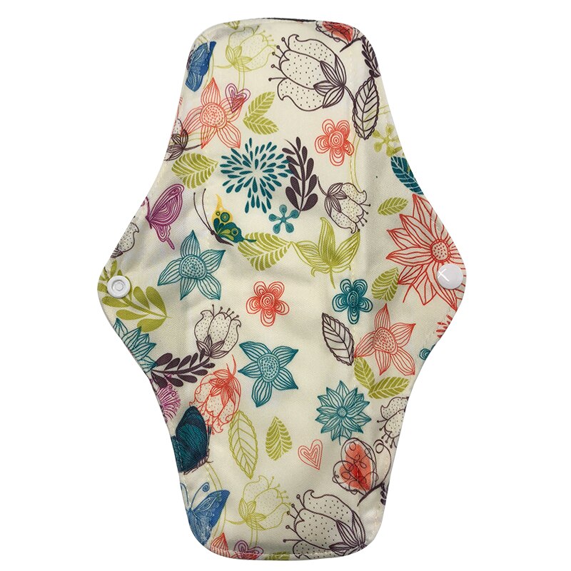 18*25CM Menstruations Pads für Nacht Verwenden frauen feminin higgiene mehrweg menstruations Pad Atmungs Waschbar Tuch Pads