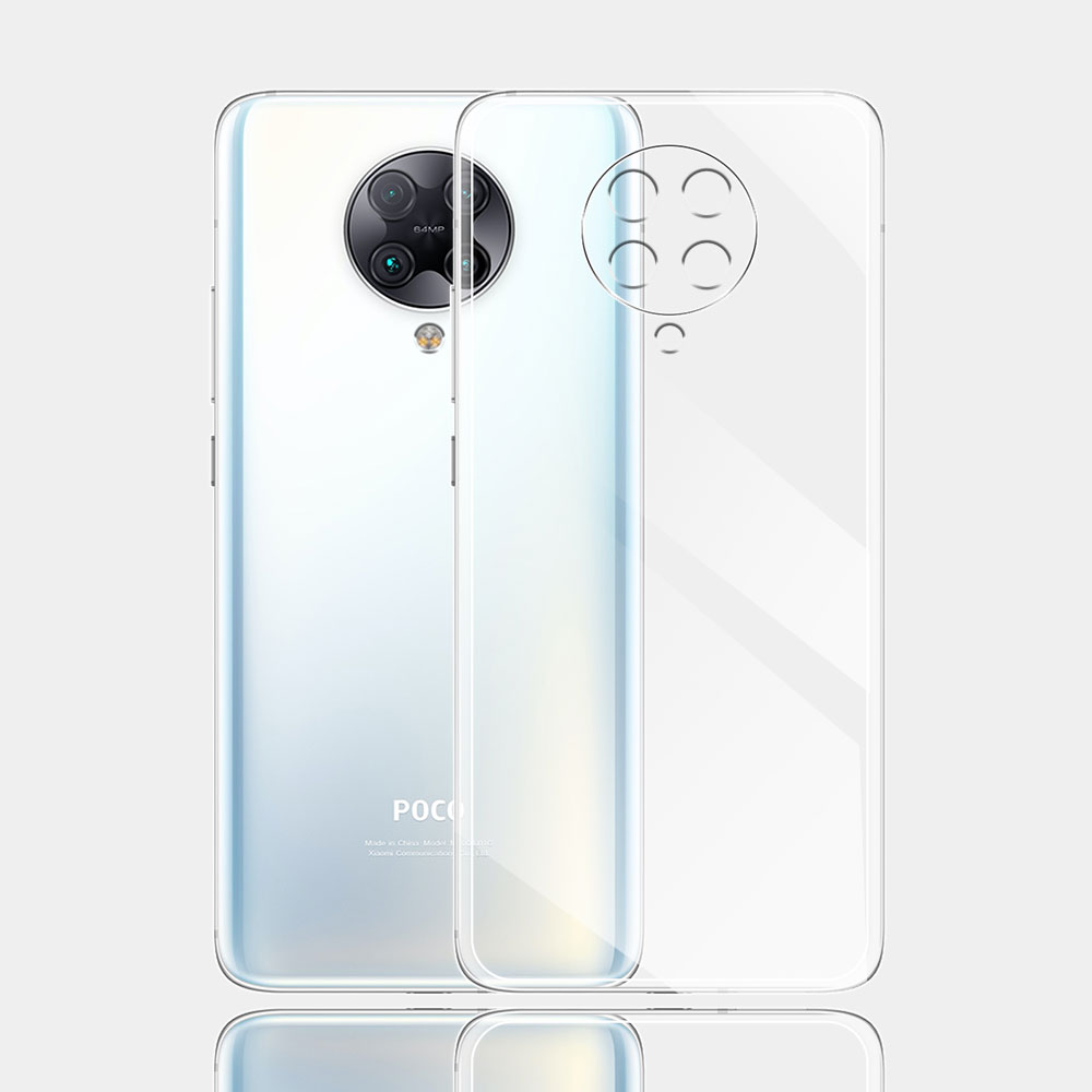 Para Xiaomi Poco F2 Pro funda transparente de silicona suave para Poco F2 Pro funda de teléfono para PocoF2Pro transparente Ultra fino parachoques Coque: Default Title