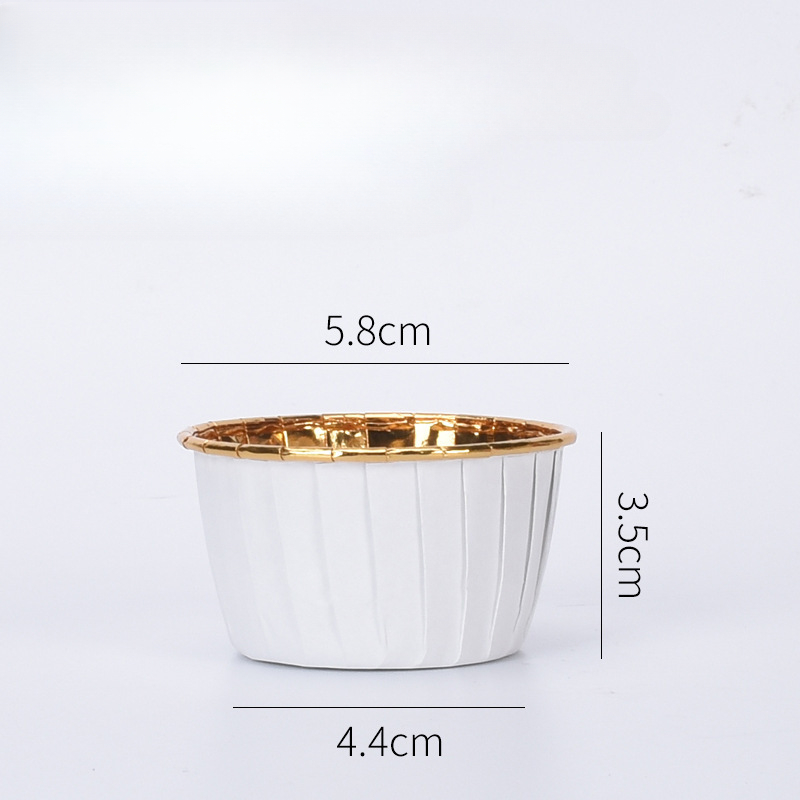 Stampi per crostate usa e getta in foglio di alluminio con coperchi mini stampi per torte e cupcake per forniture da cucina da asporto per forno e congelatore: cachi scuro