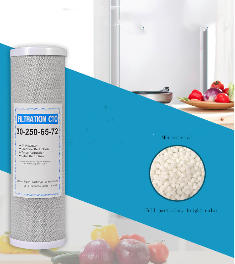3Pcs Water Filter Actieve Kool Cartridge Filter 10 Inch Cartridge Vervanging Purifier Cto Blok Carbon Filter Waterpurifie