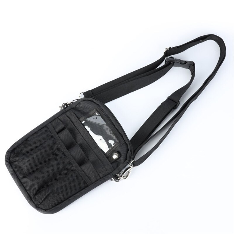 Verpleging Tassen, Verpleegkundige Fanny Pack, Medica Riem Utility Kit, Verpleging Gereedschap Pocket Organizer, verpleegkundige Taille Pouch Hip Bag: Black