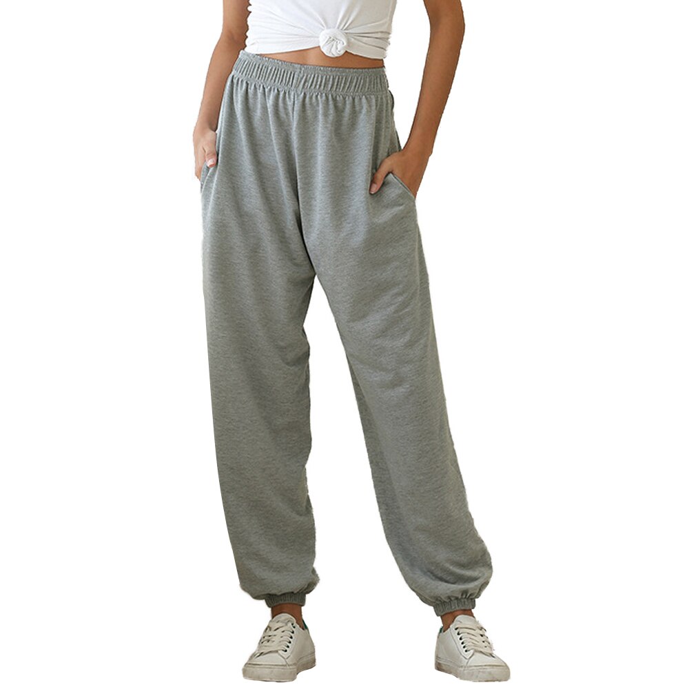 Casual dames losse broeken wijde pijpen joggingbroeken broeken plus size hoge taille broeken streetwear koreaanse joggingbroeken broeken voor vrouwen