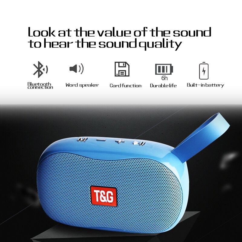 Mini Portable Speakers Bass Draadloze Bluetooth Speaker Outdoor Mini Subwoofer Radio Ondersteuning Fm Tf Card