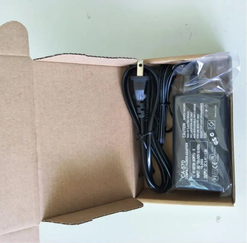 CA-570 AC Adapter Charger Compatible For Canon HFM400 HFM32 XA20 XA25 FS21 FS22 FS200 FS300 HF10 HF11 HF20 HF100 HF200 HF M31