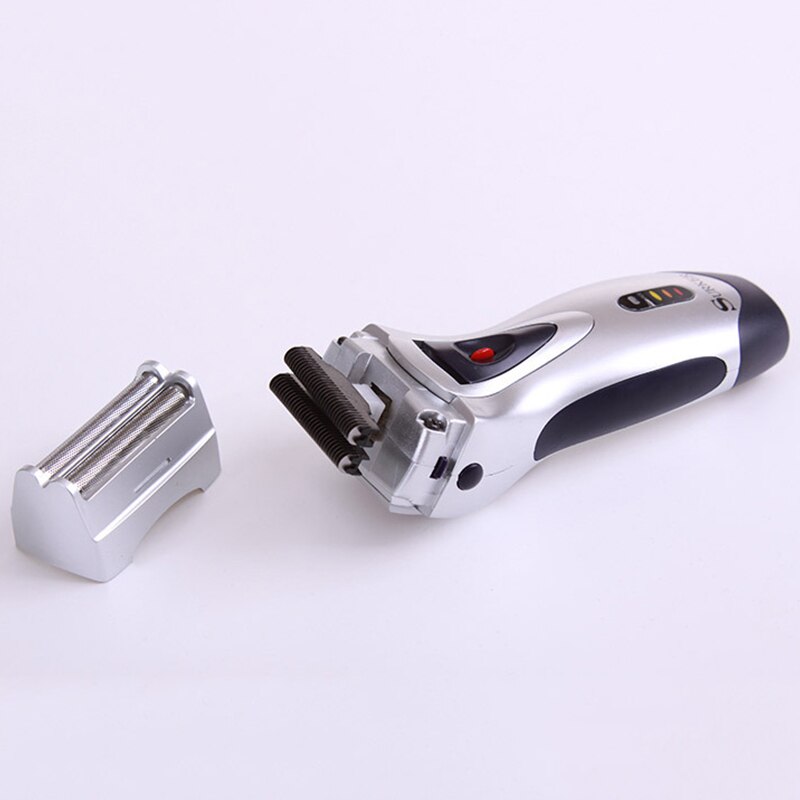 CALDO! Surker Rscw-8002 Rasoio Elettrico Rasoi Da Barba Ricaricabile Alternativi 2 Teste Barba Capelli rifinitore Elettrico di Riparazione clip