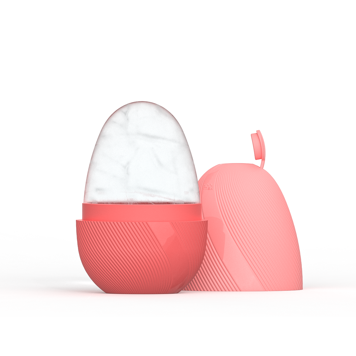 Rolo facial de gelo e conjunto de ferramentas gua sha de aço inoxidável, massageador facial rolo de gelo ferramenta de cuidados com a pele conjunto de beleza ferramenta de contorno de levantamento