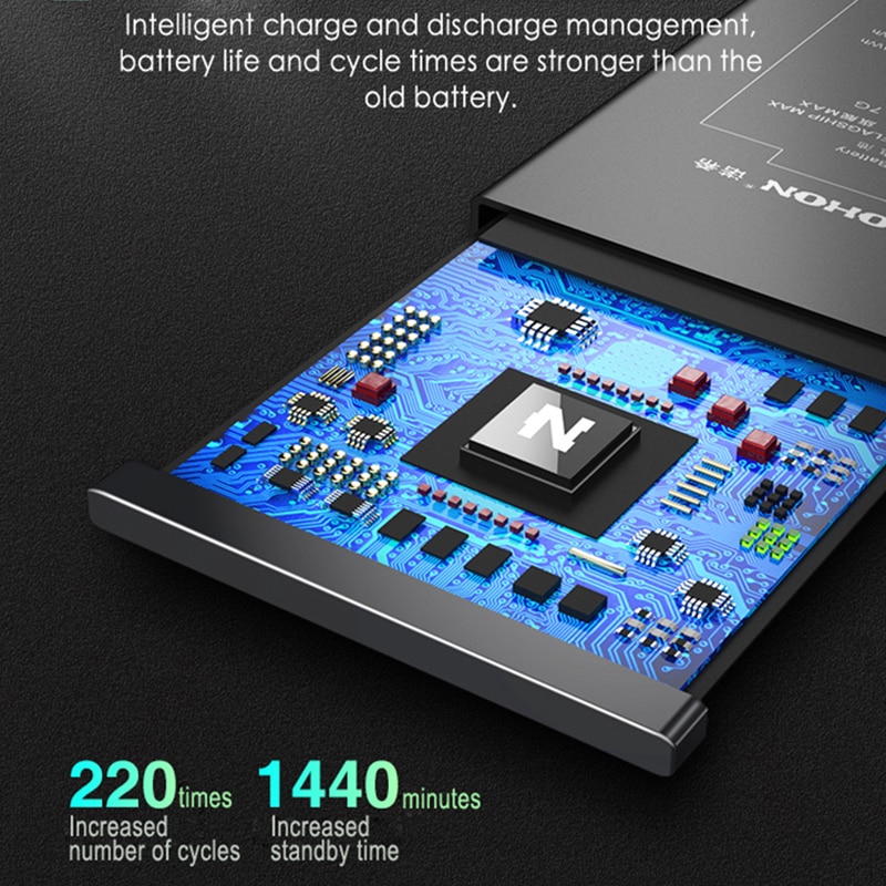 NOHON Hoge Capaciteit Originele Batterij Voor iPhone 6S 6 7 8 Plus 5 5S 5C SE Vervanging Bateria mobiele Telefoon Batterij + Gratis Tools