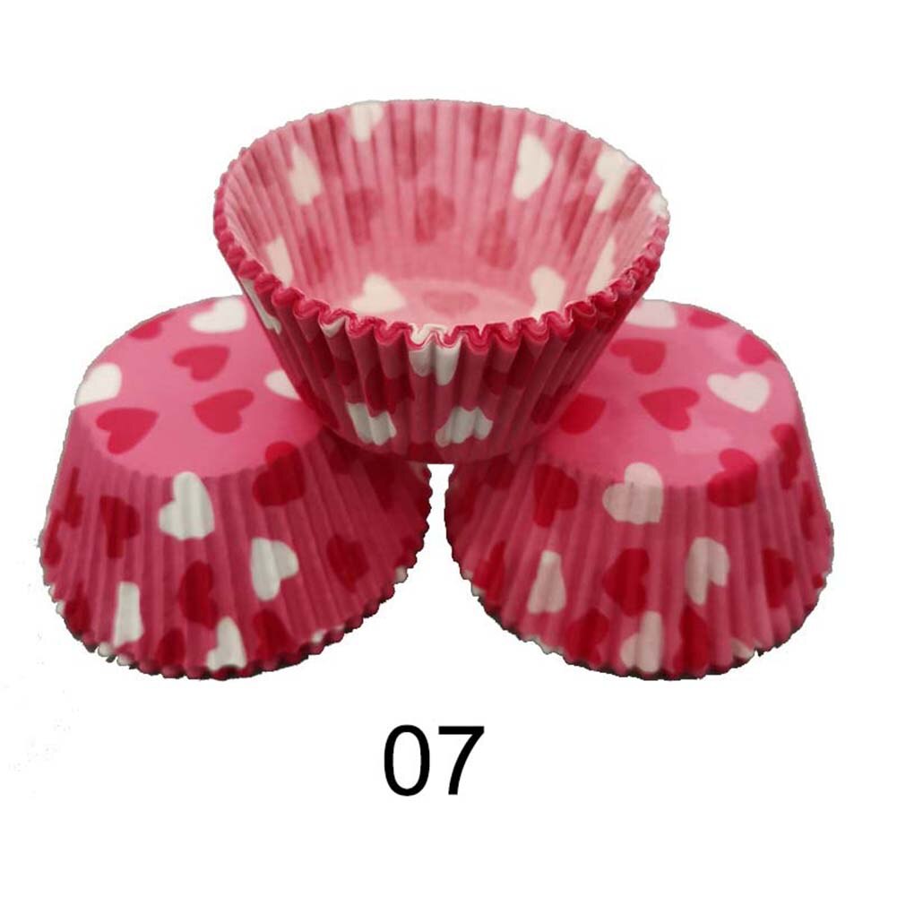 100 Pcs Cake Papier Cup Geval Cupcake Liner Bakken Muffin Doos Lade Decorating Gereedschap 2019ing: 7