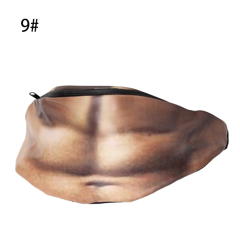 Neuheit Spaß Männer Frauen Vati Tasche Papa Bod Taille Taschen Bahre Fett Haarigen Bauch fanny Pack