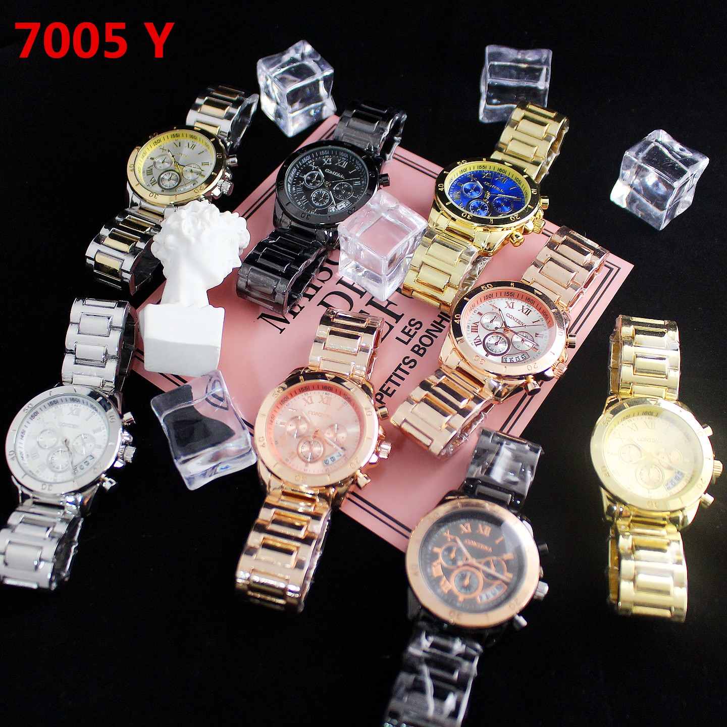 Zegarek damski montre femme Frauen Uhren Damen Quarzuhr Relogio Feminino Original Berühmte Contena Genf Uhr