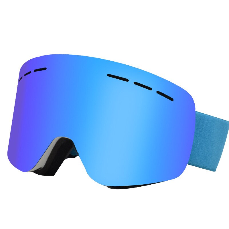 Large Cylindrical Ski Goggles Anti-Snow Blindness Snowfield Glasses Ski Sun Glasses Mountain Climbing Glasses Windproof Sand Ski: Blue