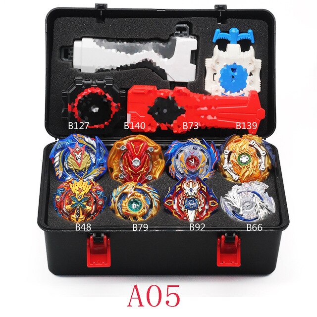 Originale Blayblade Top Beyblade Burst B-129 B125 con lanciatore Bayblade Bey lama metallo plastica fusione 4d giocattoli regalo per i bambini: A05