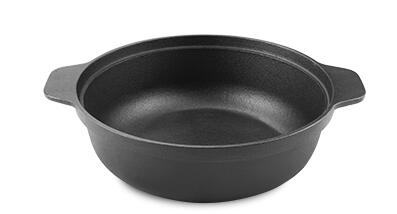 35cm żeliwny garnek robić zupy gorący kociołek Shabu shabu żeliwny gulasz wok 5 ~ 8 osób: B