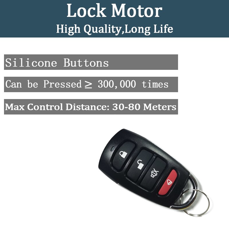 Hippcron Auto Alarm Afstandsbediening Auto Keyless Entry Motor Start Hoorbaar Alarm Systeem Push Button Remote Starter Stop Aut