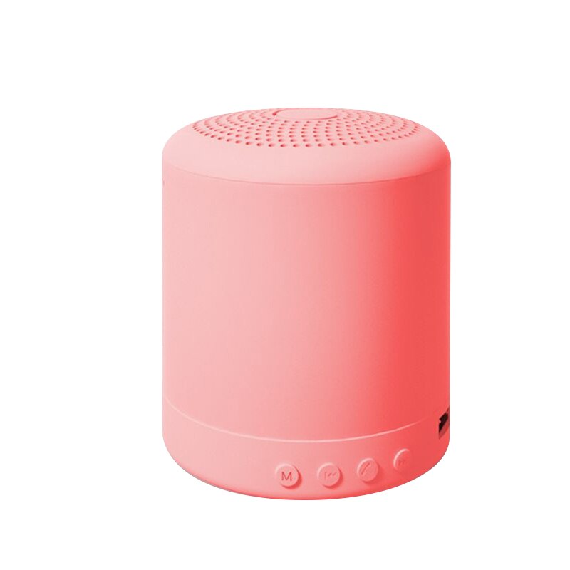 Mini Tws Bluetooth 4.0 Speaker 5W Waterdichte Draadloze Speaker 24 Uur Spelen Outdoor Draagbare Speaker Luidspreker: pink