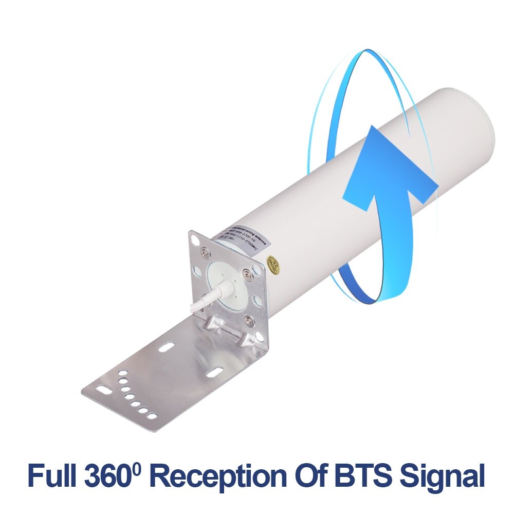 Antenne Mobile d'antenne 700 ~ 2600 mhz 8dbi 3g 4g Lte 2 * SMA/2 * CRC9/2 * TS9 connecteur mâle Booster antenne panneau Mimo + 2 mètres
