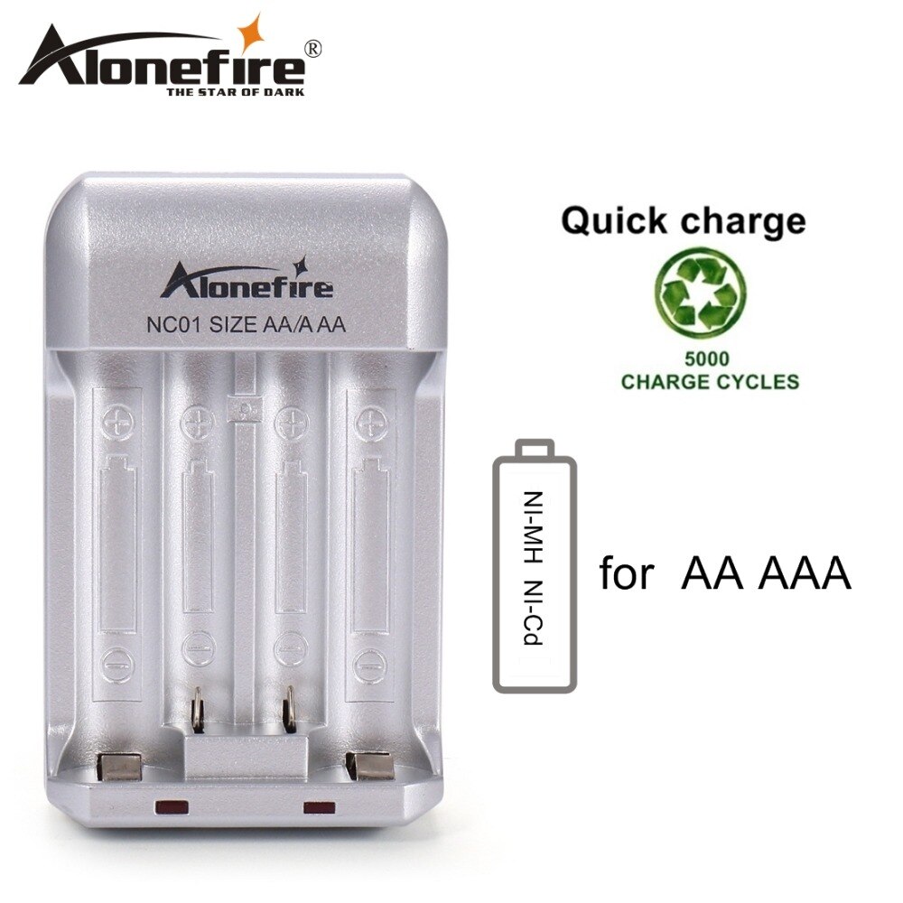 AloneFrie NC01 1.2 V 1.5 V Oplaadbare batterij oplader voor AA/AAA Ni-Cd Ni acculader