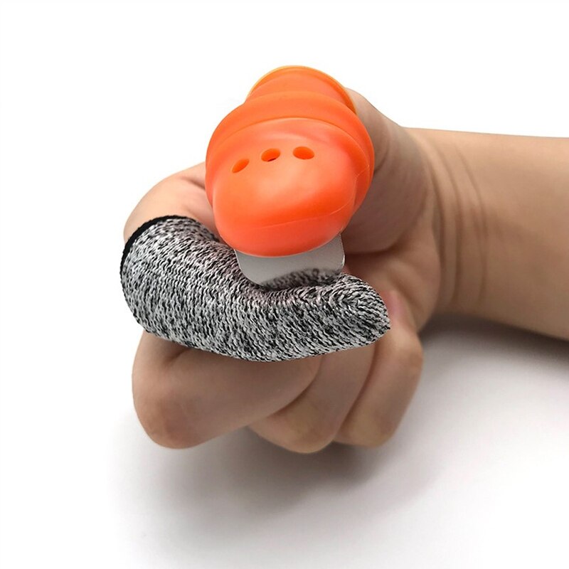 10/30Pcs Anti-Cut Finger Cover Finger Protector Sleeve Cover Finger Peel Fingertip Gloves Picking Finger Cover Kitchen Tools