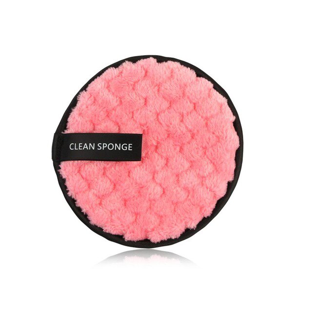 Make Up Spons Remover Handdoek Gezicht Reiniging Doek Pads Pluche Bladerdeeg Mode Esponja Maquillaje Konjac Spons Gezichtsreiniger: YELLOW