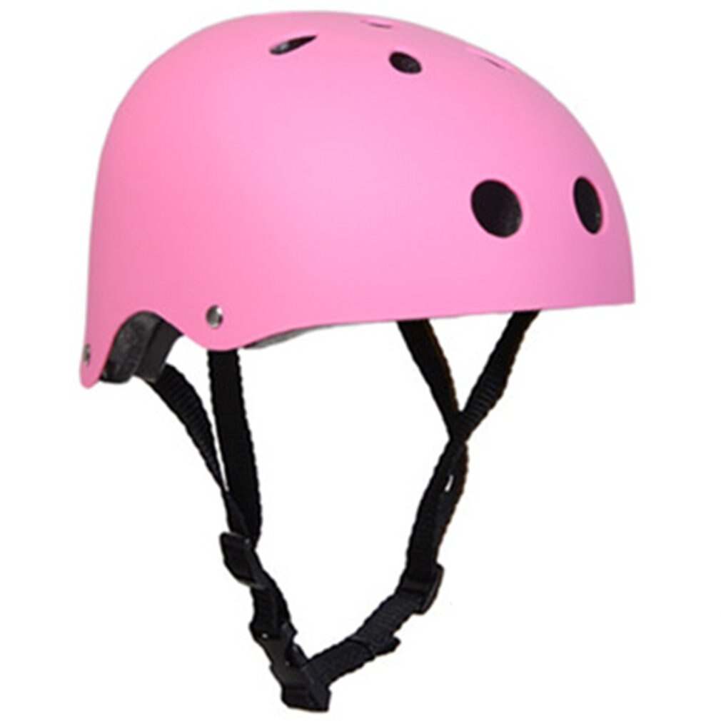 casque prune patinage Hip-hop casque vélo équitation casque en plein air sûr Rock: Rose / L