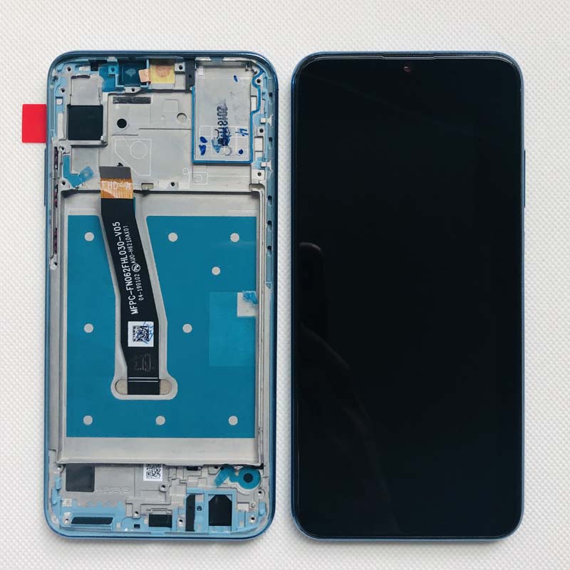 100% pantalla Original para Huawei Honor 10 Lite LCD Digitalizador de pantalla táctil con Marco Mundial versión 6,21 "HRY-LX1 HRY-LX2 HRY-L21