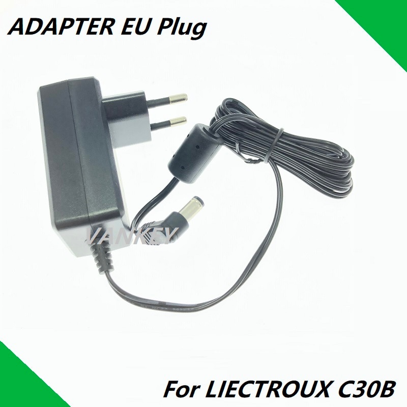 Stofzuiger Eu Plug Ac Power Adapter Muur Oplader Voor Liectroux C30B Robot Stofzuiger Onderdelen Switching Adapter