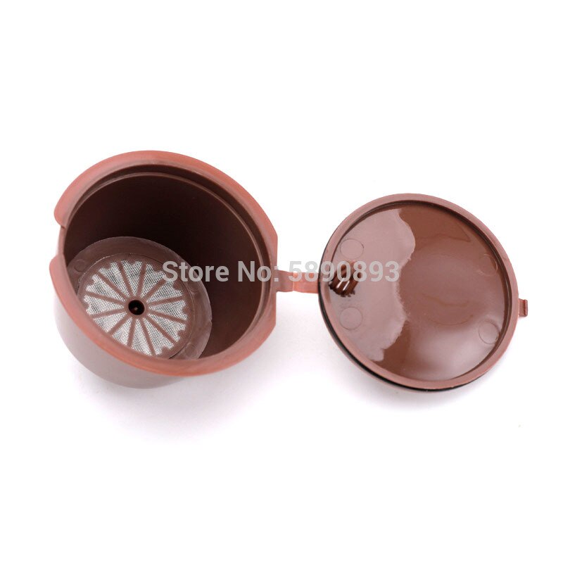 1/2 st / parti påfyllningsbara dolce gusto återanvändbara kapslar kaffekapslar plast kompatibla med nescafe genio, piccolo, esperta
