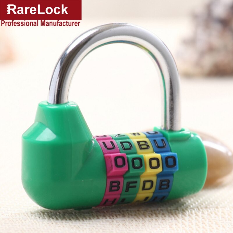 Kłódka kombinowana 4 kod blokada hasła robić torby na siłownię szafka na biżuterię DIY sprzęt MMS35 Rarelock C