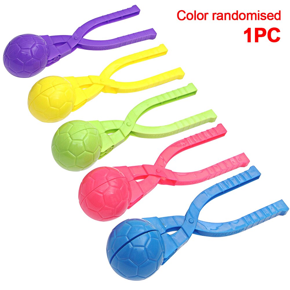 Sneeuwbal Maker Mooie Willekeurige Kleur Sneeuw Strijd Grappige Clip Leuke Games Mold Tool Speelgoed Winter Strand Outdoor Sport Kids: Default Title