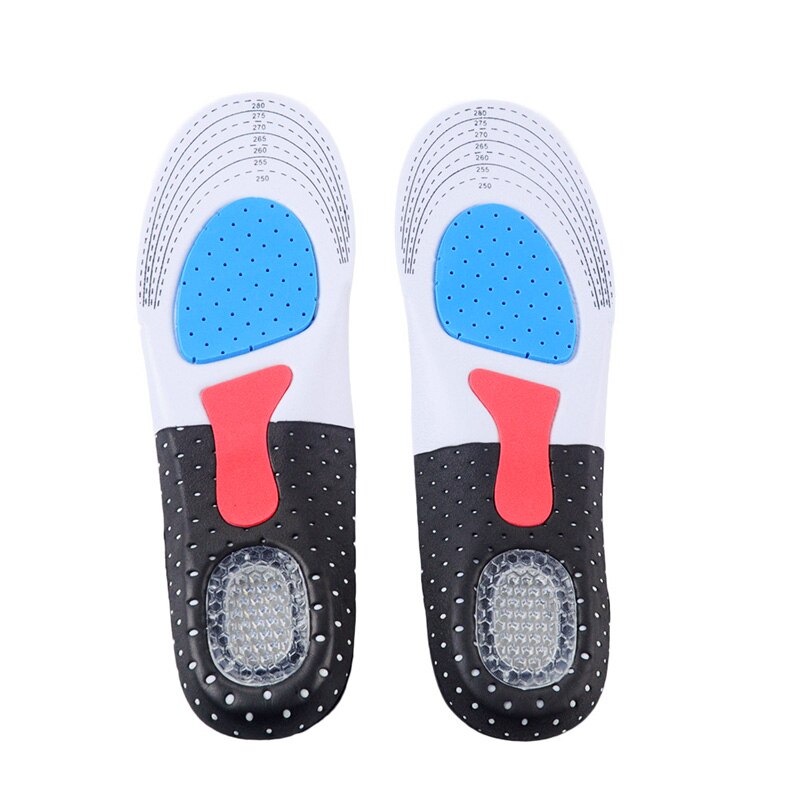 Para homem e mulher silicone gel palmilhas cuidados com os pés para plantar fasciite calcanhar spur correndo palmilhas esportivas almofadas de absorção de choque