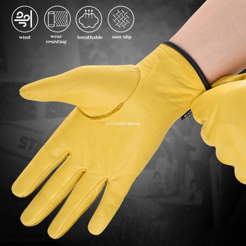 Leren Tuinhandschoenen Voor Dames En Heren Doornbestendige Zware Tuinhandschoenen Voor Heren, Ademende Tuinhandschoenen