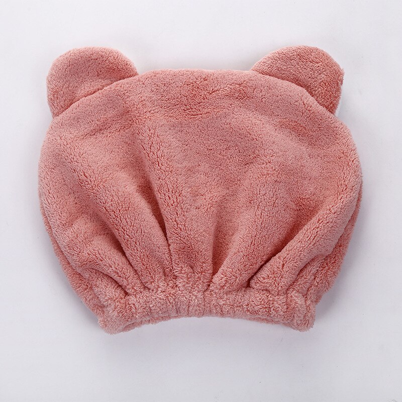 Children's dry hair cap Cute animal embroidery super absorbent dry hair cap Children's dry hair towel