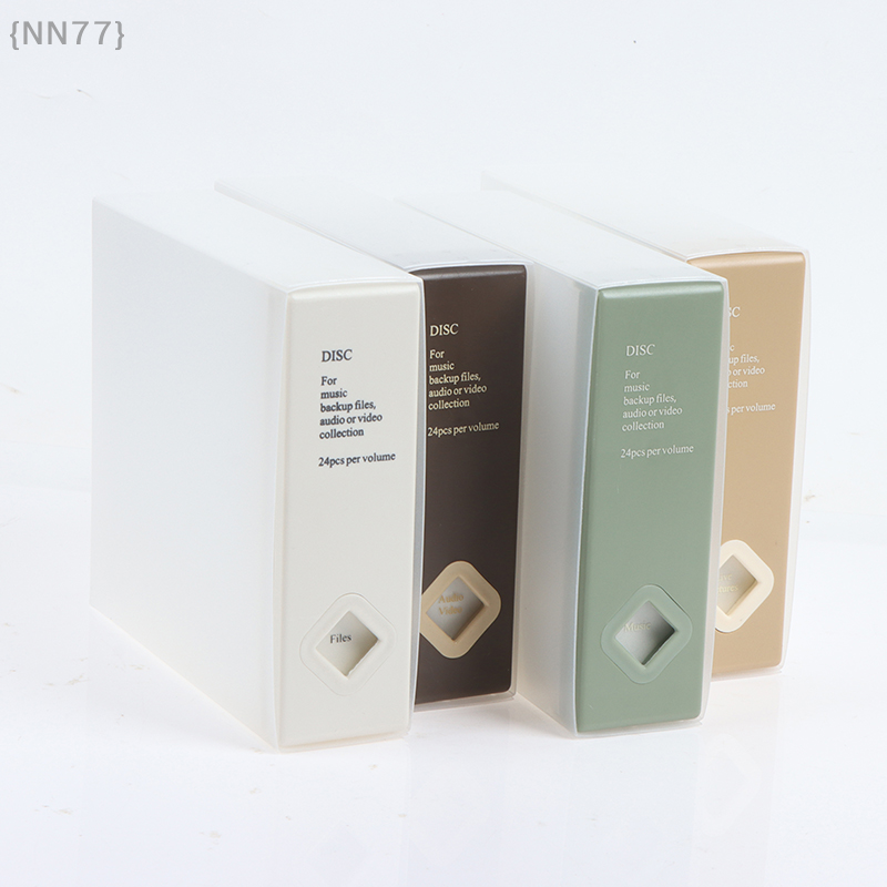 【No】1 Pcs Hard CD/DVD Album Case - 24-Disc Capacity Portable Storage Organizer For Media Collections