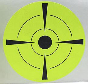 3 Inch Fluorescerende Doel Stickers 200 Zelfklevend Papier Schieten Doelen 3 Inch Ronde Doel Pasters: A5