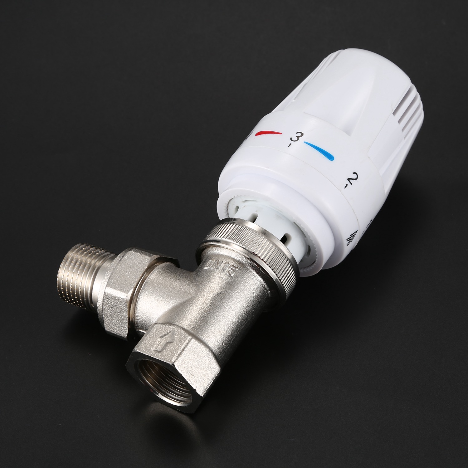 Automatic Thermostatic Radiator Valve Temperature Control Valve Angle Floor Heating and Heating Special Valve Copper
