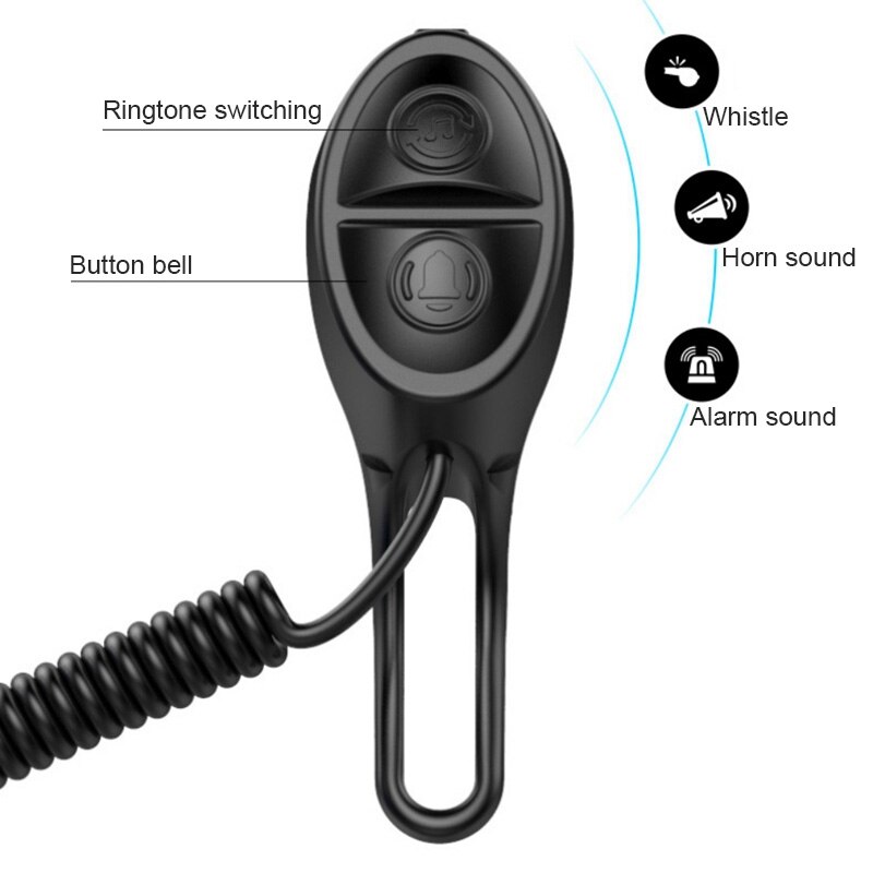 Bocina eléctrica de ciclismo recargable por USB, manillar resistente al agua de 120dB, sonido de alarma para bicicleta de montaña y carretera, accesorios para ciclismo