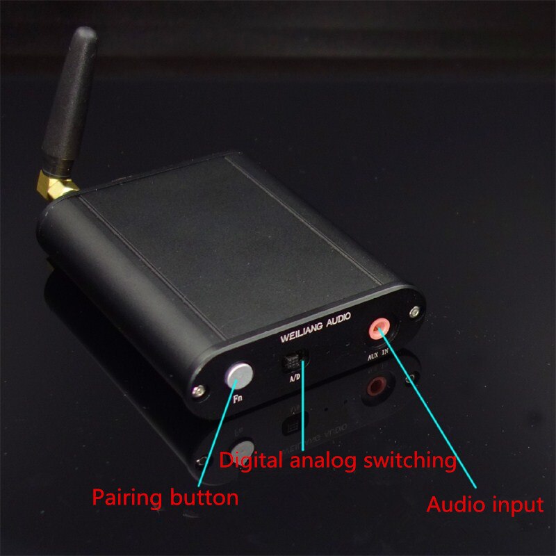 Bluetooth 5.0 csr8675 transmitter coaxial fiber optic analog input decoder